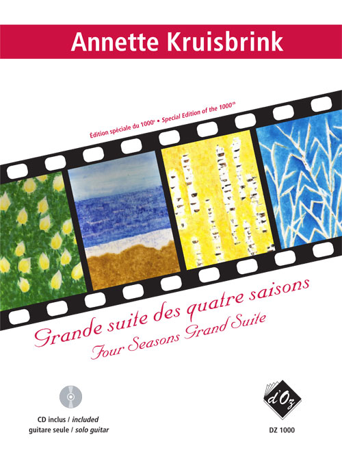 Kruisbrink - Grande Suite Des Quatre Saisons for Solo Guitar + CD